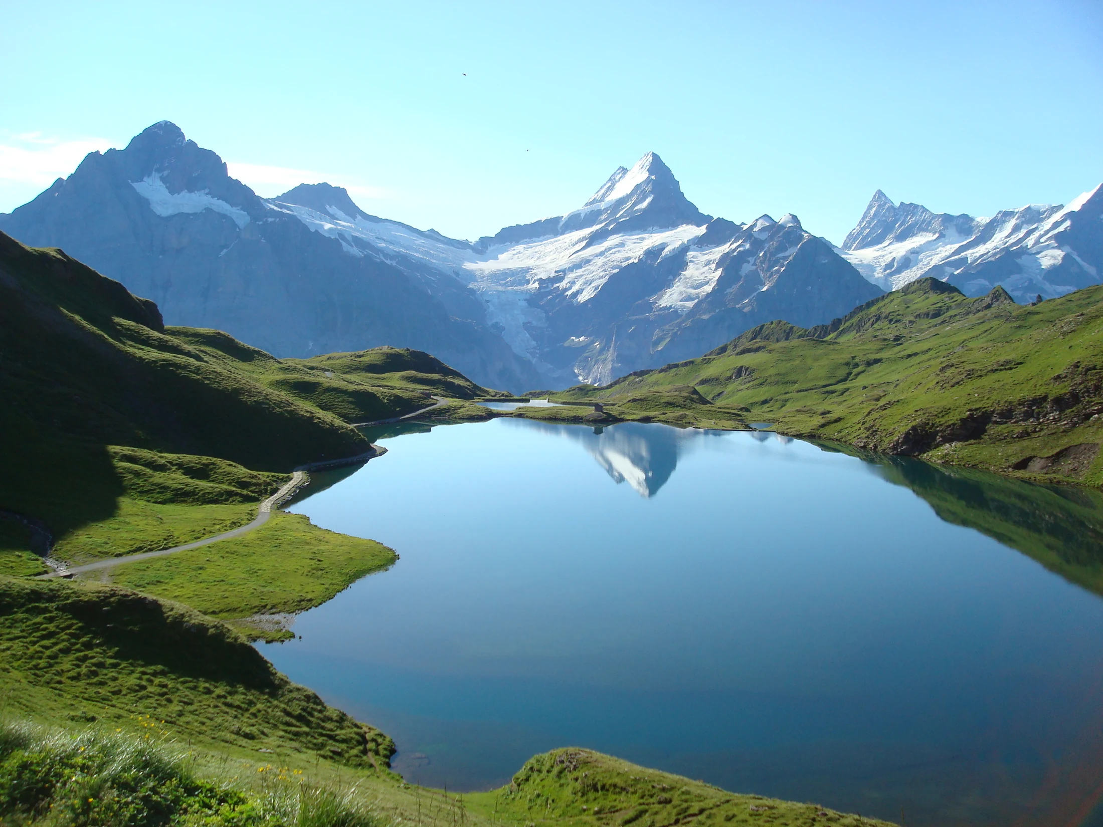 Bachalpsee au-dessus de Grindelwald, dans les Alpes suisses